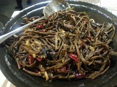 干锅茶树菇-望湘园·湖南菜(宏伊店)