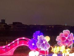 -欢乐海岸椰林沙滩-2025湾区超级灯会