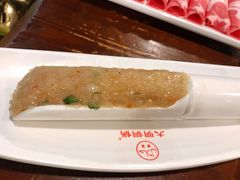 自制虾滑-大明铜锅·烤涮坊·烧烤(新开路店)