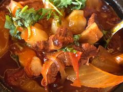 番茄牛腩砂锅-天津乾毓德饭庄·清真传统炒菜·海鲜烧烤(咸阳路店)