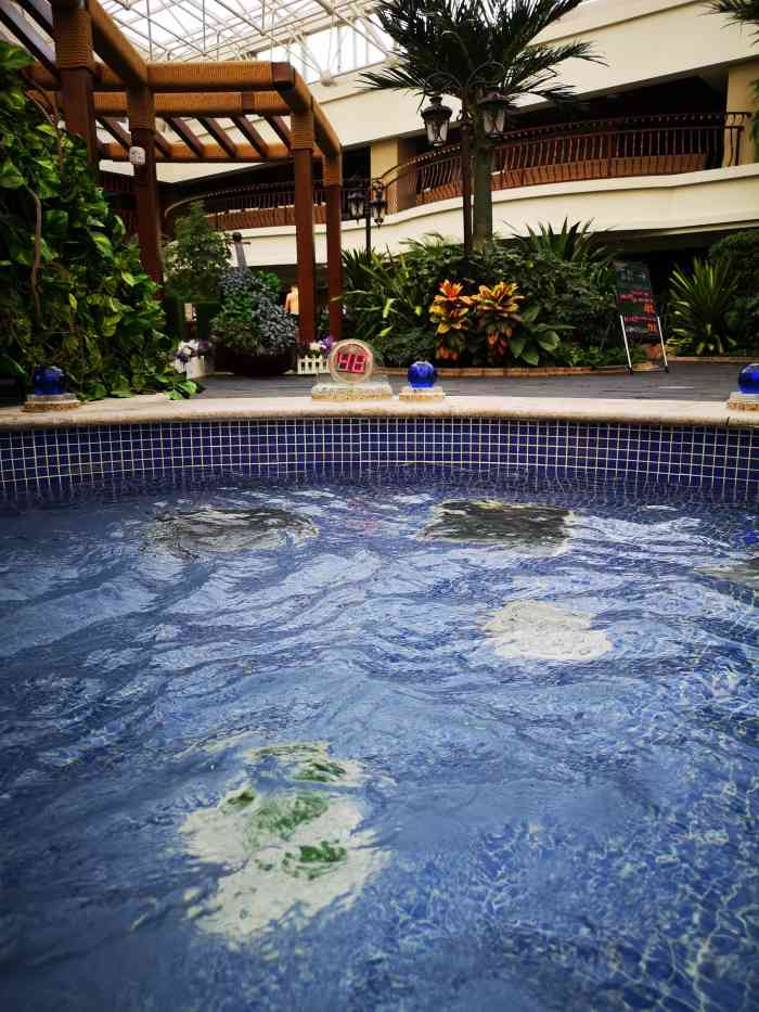 银河温泉会所-"银河天然温泉位于生态广场附近,再环球贸易.