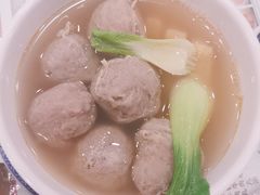 手捶牛肉丸汤-捷信牛奶甜品世家(学府店)