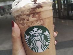 焦糖咖啡星冰乐-星巴克(绍兴柯桥柯岩景区店)
