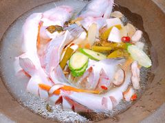 青椒紫苏锅-鲜潭蒸汽石锅鱼(五道口购物中心店)