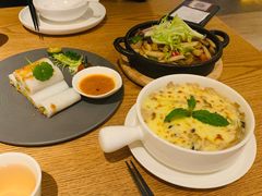 芝士焗蘑菇-汝是素•文创素食馆(金月湾店)