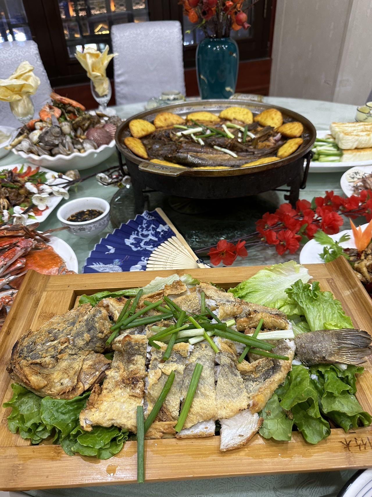 北塘古韵里的海鲜盛宴🍲🦐螃蟹赛跑