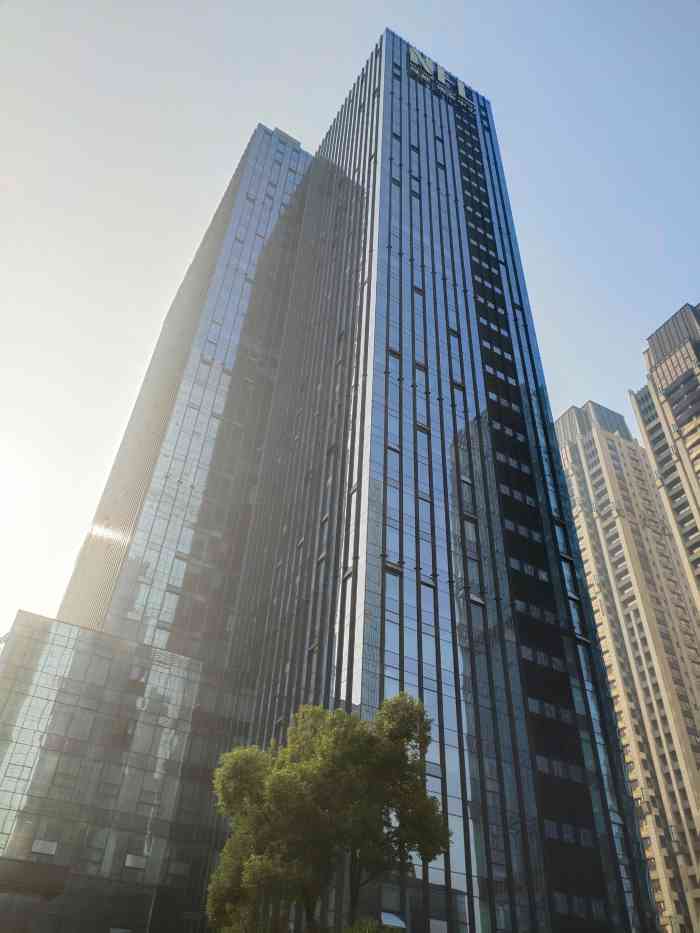 绿都·国金中心-"钱江世纪城地铁口旁边的商务办公楼,看起来.