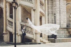 欧美时尚-巴黎婚纱摄影工作室