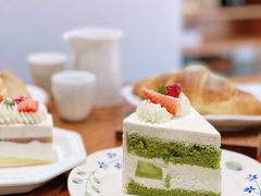 抹茶茉莉蜜瓜蛋糕-素咫咖啡CLIFEROSE(新安店)