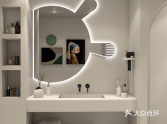 整个卫生间都用了微水泥材料