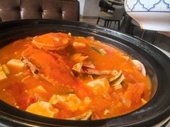 梭子蟹番茄豆腐煲-菲乐餐厅(三十年经营·湖滨路店)