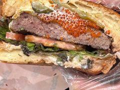 柠香蟹籽牛肉汉堡-JPG canteen(广州寺右公馆店)