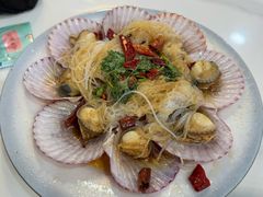 油泼扇贝-来之顺海鲜菜馆·青岛菜·始于1993(栈桥店)