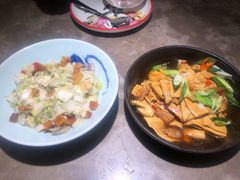 手捏菜炒蘑菇-新白鹿餐厅(嘉兴八佰伴华府店)