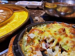 烤鸡爱上芝士-猪啊牛呀羊啊铜盘烤肉(正大广场店)