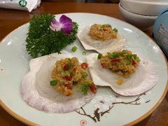 烤扇贝-青瓦餐厅·生鱼片·韩园烤肉(西塔店)