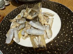 葱姜炒海蛏子-真味海鲜坊