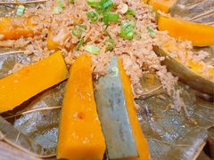 瑶柱肉末蒸南瓜-麒麟中餐厅·经典粤菜·地道菜式老字号(广州长隆酒店)