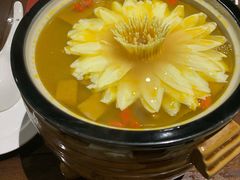 金瓜松茸野菌汤-福慧慈缘素食餐厅(王府井店)