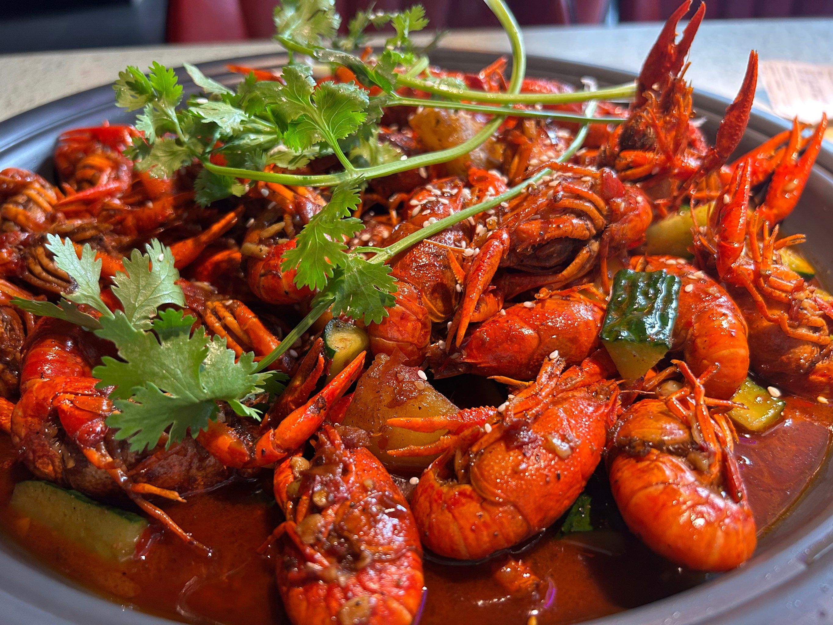 [胜利]今年的第一顿龙虾大餐