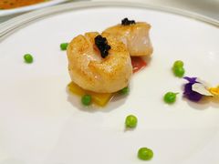 鱼子酱香煎带子皇-皇朝会.经典传统粤菜(外滩店)