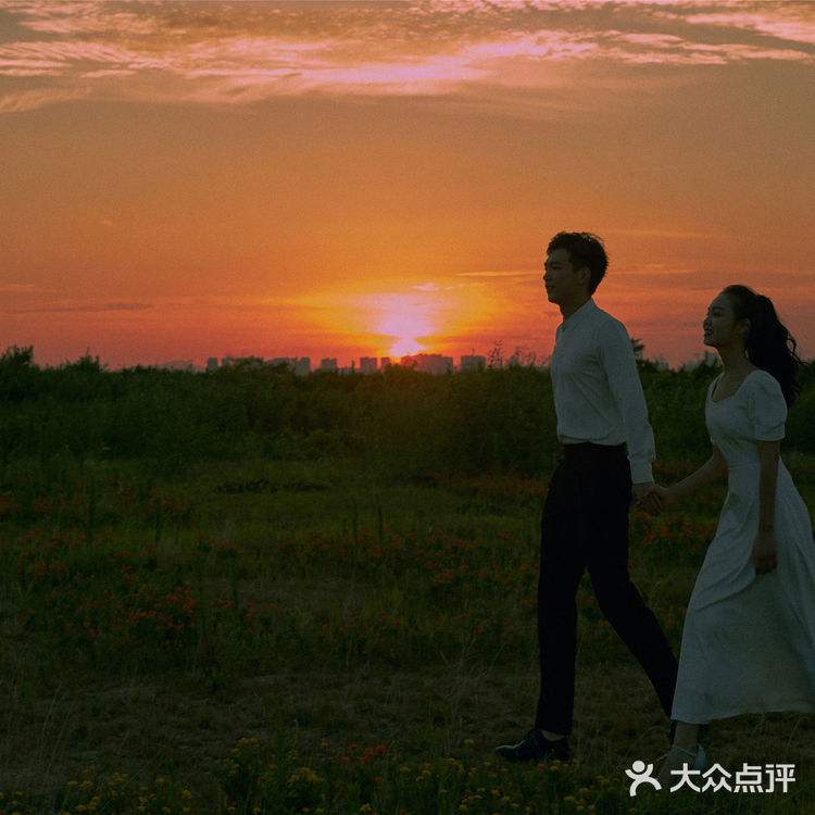 夕阳西下，唯美意境风婚纱照|夜景婚纱照 徐州婚纱照[胜利]