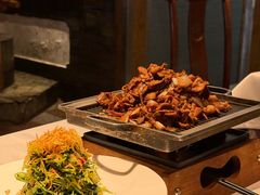 巧拌豆苗-四季民福烤鸭店(王府井灯市口店)