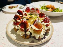 草莓忌廉华夫饼-BE BRIGHT KITCHEN(正佳广场店)