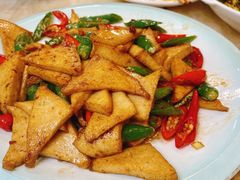 尖椒千页豆腐-胖太太四川麻辣排骨串(镇江路分店)