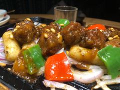 铁板松子牛肉粒-蜜桃餐厅·伴山(绿宝广场店)