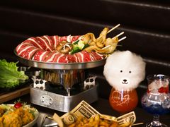 火山牛肉蘑菇锅-韩鼎丰·韩国料理(林奥店)