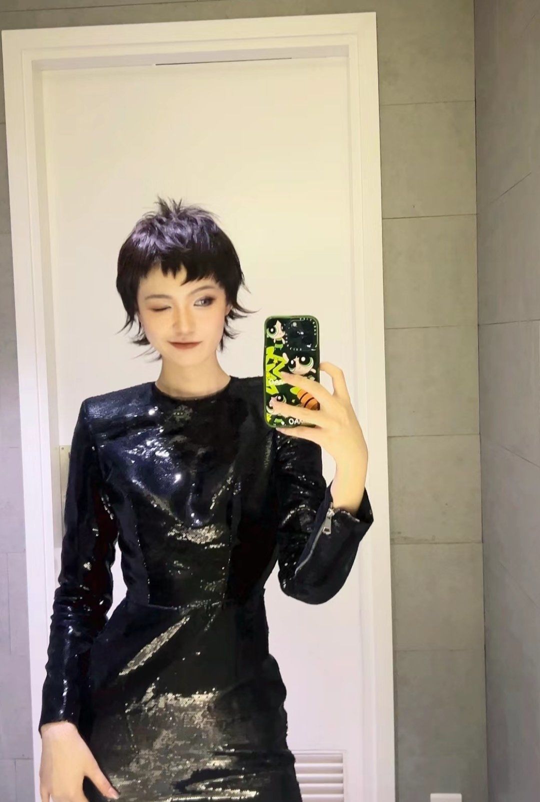 超短发女生#超短女发