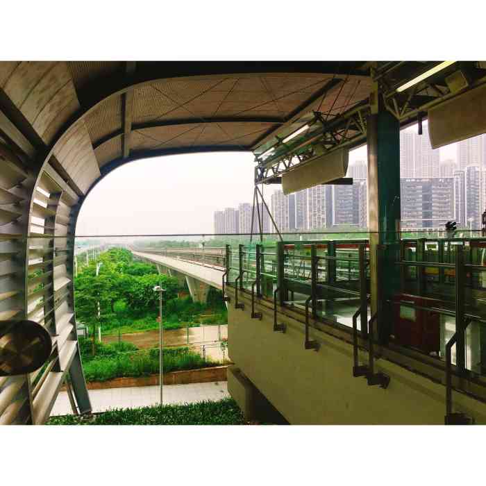 海傍(地铁站)-"还记得几年前第一次搭四号线来亚运城参加活.
