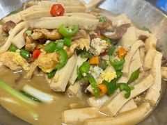 鸡蛋炒千叶豆腐-何氏排骨(左家塘店)