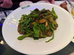 青椒炒鳝丝-新白鹿餐厅(百联中环店)