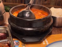 -明洞阿姨·韩式酱蟹烤肉·创意料理(三元桥店)