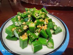 白灼秋葵-津菜宋记老房子(鼓楼店)