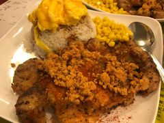 碳烤肉松爆辣鸡排-龙凤冰室