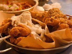 炸鸡一半一半-富乐满韩国正宗炸鸡韩国料理(虹泉路店)