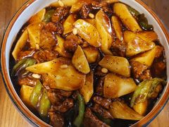 松子牛肉炒年糕-梁溪河畔·吉府花园(南长街南下塘店)