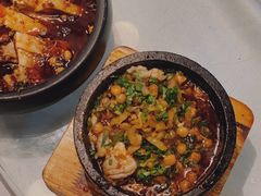 石锅焗脑花-新蜀会四川豆花(五羊店)
