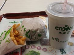 汉堡薯条套餐-华莱士·全鸡汉堡(柳州店)
