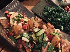蒜苗炒腊肉-紫滇源云南生态菜(丹凤街店)