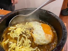 石锅芝士咖喱拌饭-蒜香焼肉PURUSHIN(马场路店)