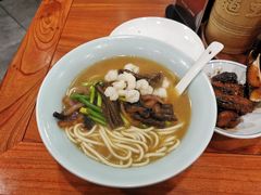 虾爆鳝面-奎元馆.百年奎元.非遗传承(西湖边的解放路店)