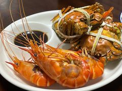 太湖一号大虾-小陆莲花蟹园农家乐(莲花岛店)