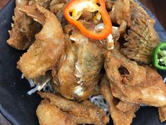 椒盐鱼骨-轩记海鲜餐厅·四十五年老字号·经典粤菜(西区彩虹店)