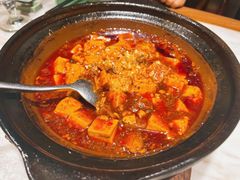辣牛肉烧豆腐-那家小馆•北京菜•烤鸭(中关村店)