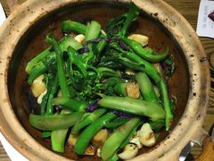 虾酱啫芥兰-广东道至正餐厅(区庄店)