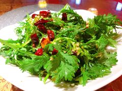 炝拌茼蒿-万重锦·人文川菜馆(骡马市店)